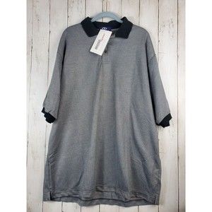 Vintage Vantage Men's CNA Polo Shirt Size XL Gray Black NWT